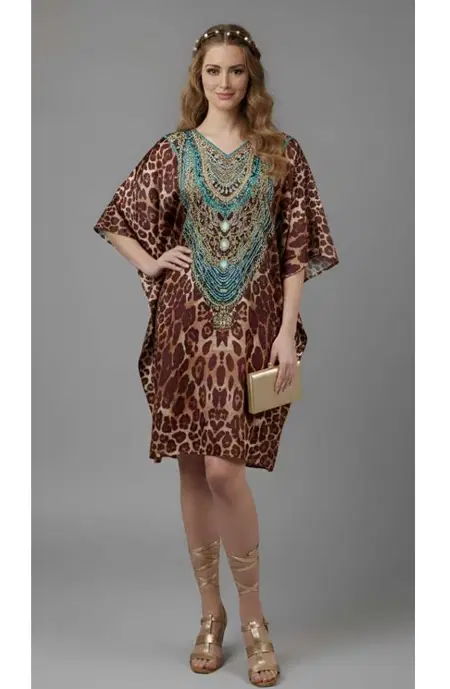 Kaftan Silk Poncho Vol 6 By Jisha Feather Silk Best Kaftan Wholesale Shop In Surat
